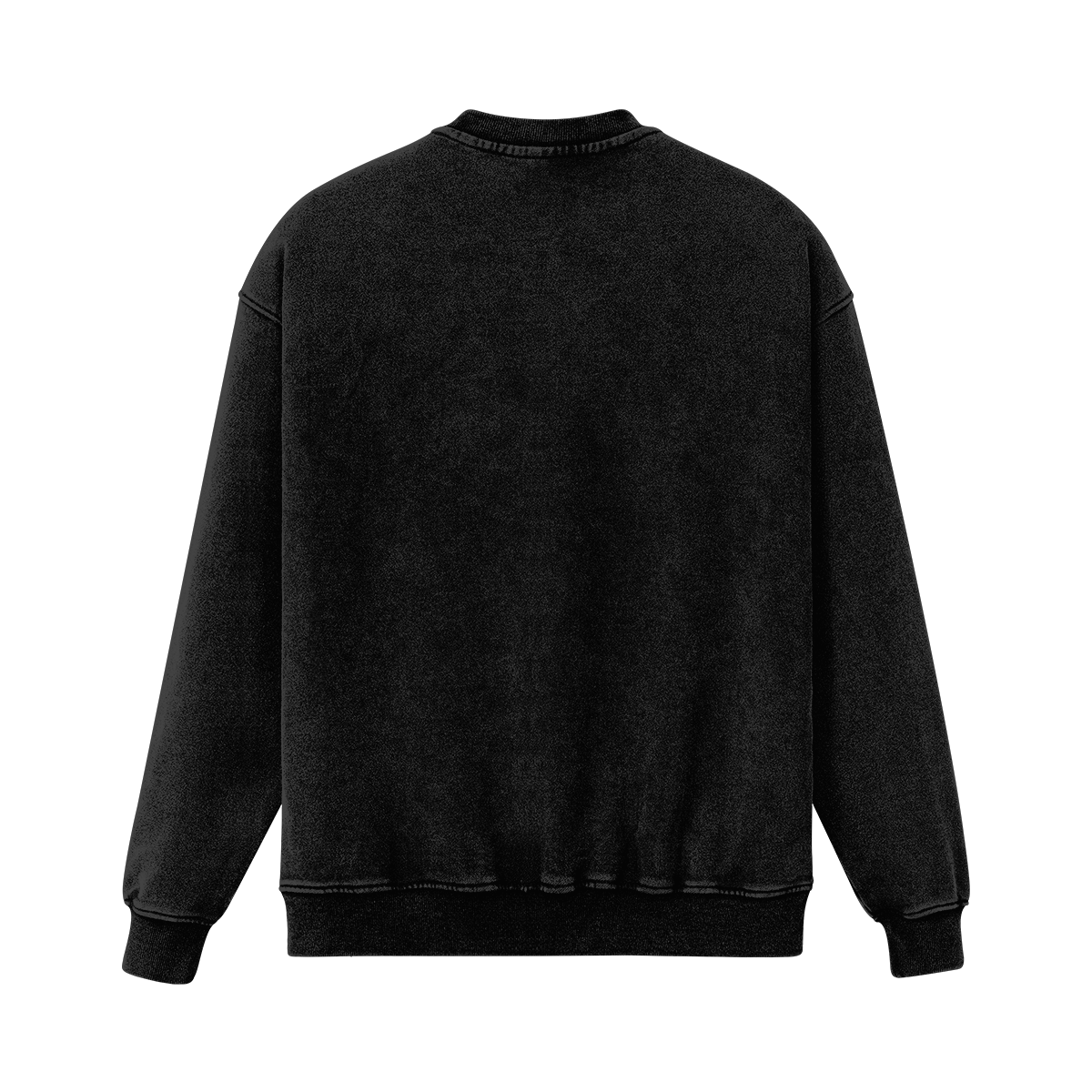 Luxe Oversized Sweatshirt, Cotton, 'Black Cherry'