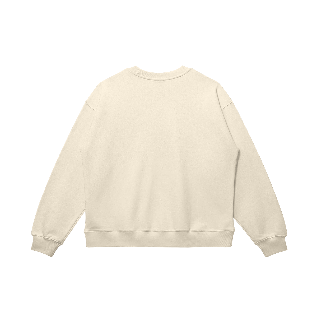 Loose Fit Cotton Sweatshirt, 'Alpaca Grid'