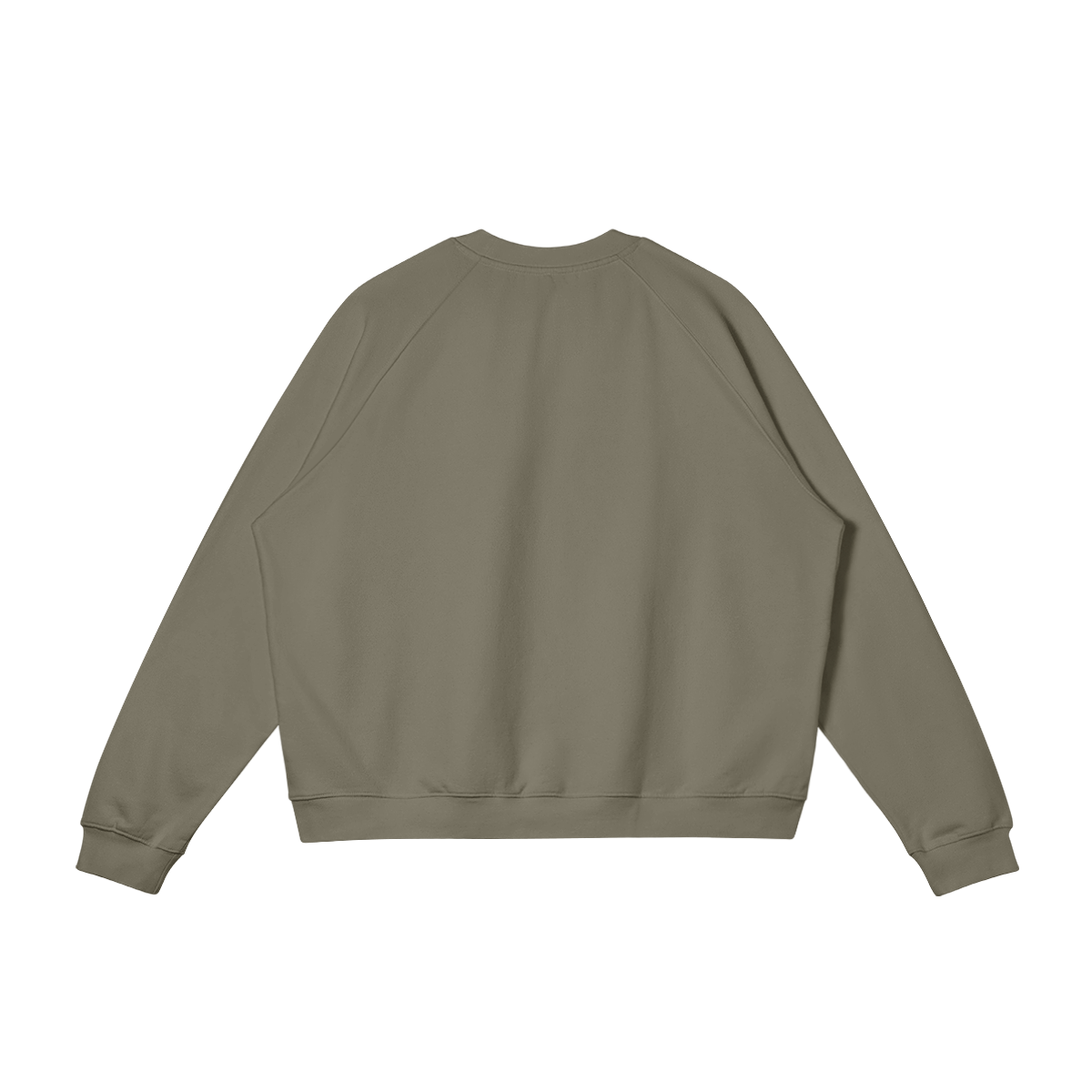 Heavyweight Fleeced-line Sweatshirt, Cotton, 'Alpacas'